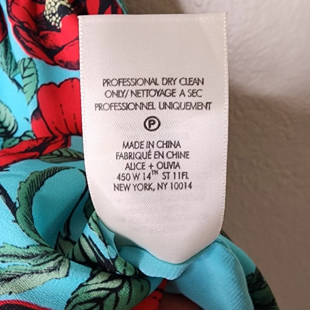 Alice + Olivia Meeko Tiered Floral Shirtdress 2_6